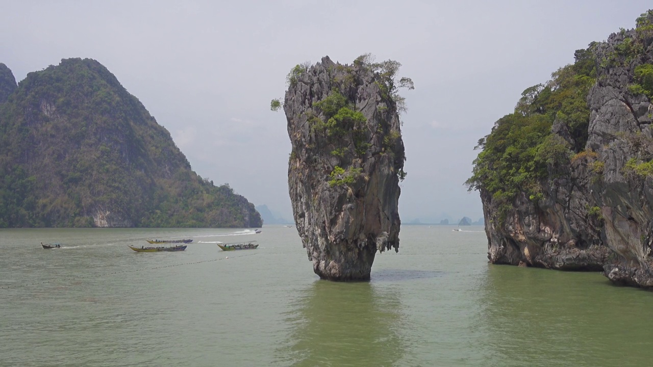 泰国的詹姆斯·邦德岛视频素材