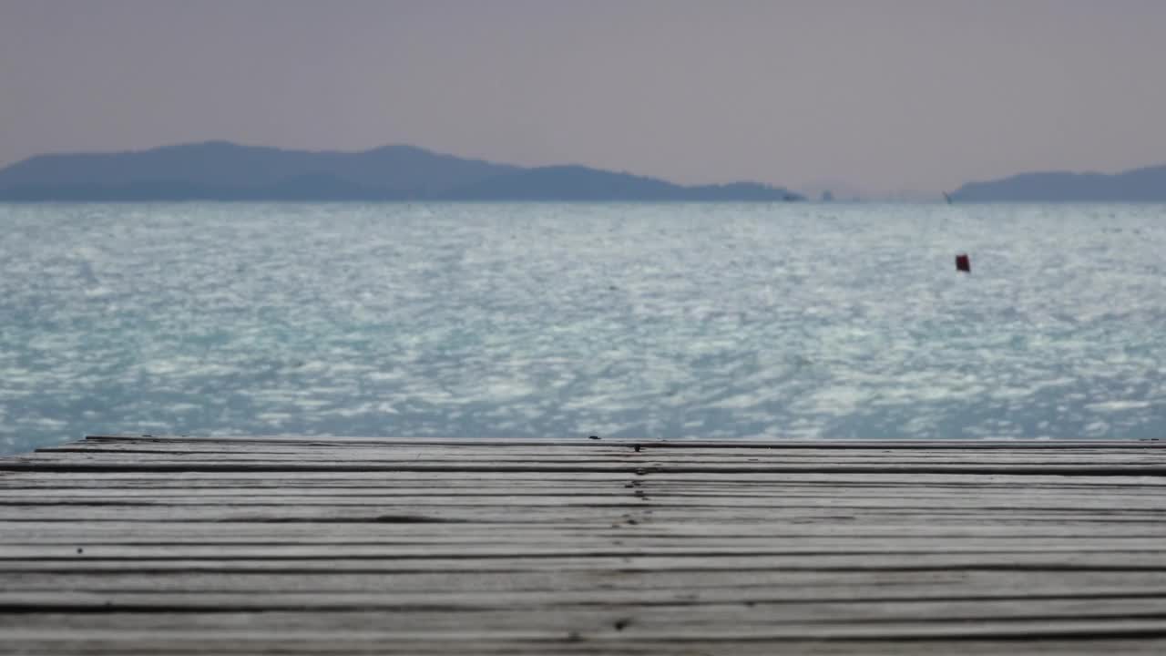 泰国岛屿上的大海和海滩视频素材