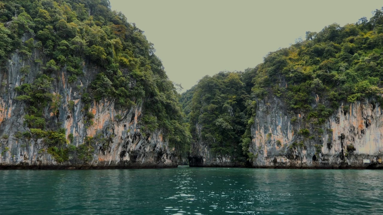 热带群岛旅游在泰国旅游视频素材