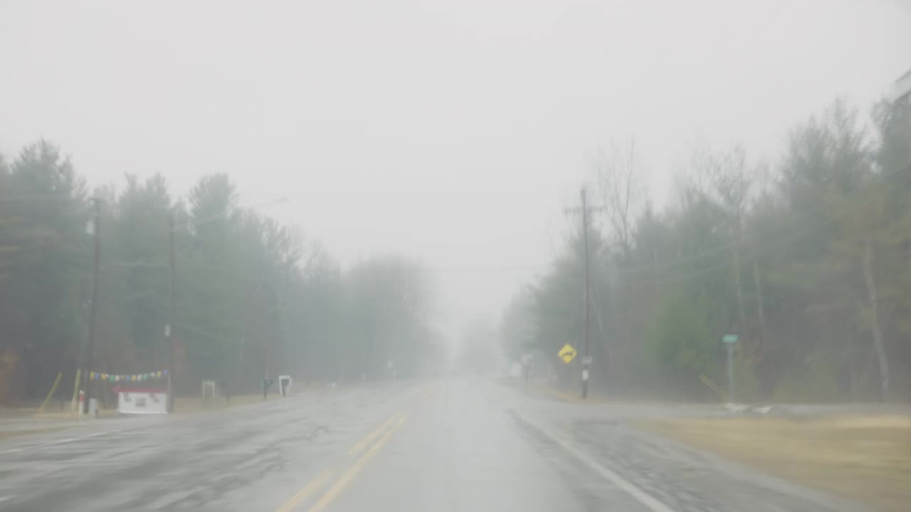 早春雨旅行景视频素材