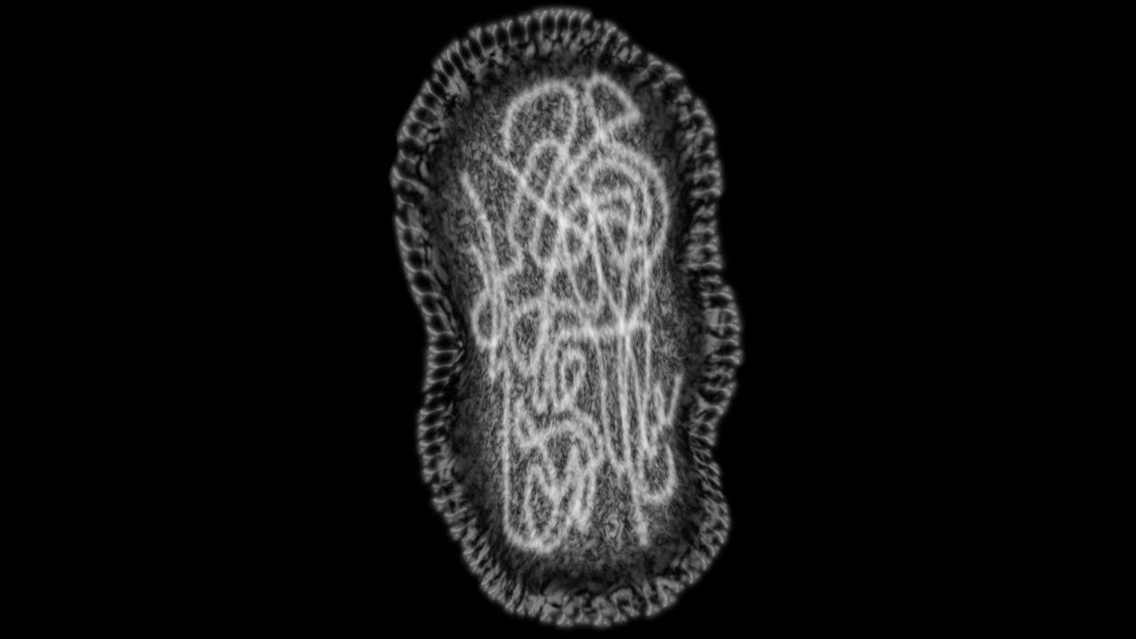 在医院进行实验室研究，显微镜细菌或病毒科学研究，药学或相关背景。未来的3d粒子缩放或covid医学工程在医疗保健疫苗创新视频素材