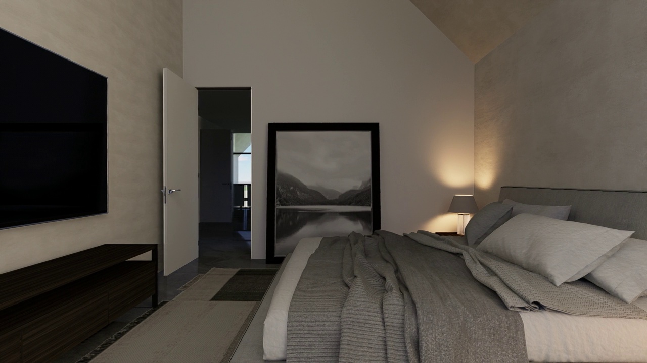 现代居室设计，居室室内设计3D动画。视频素材