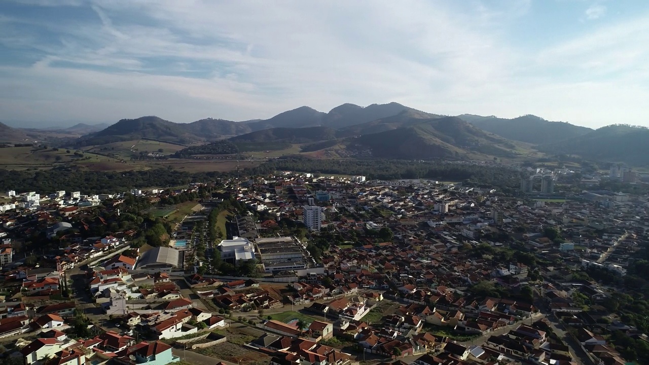 城市与自然风景/巴西视频素材