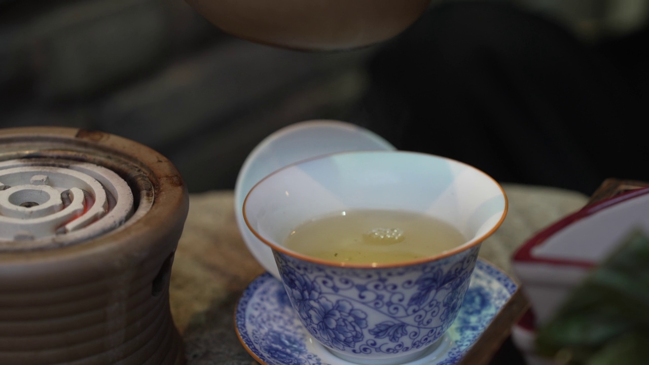 中国的茶道，制茶视频素材