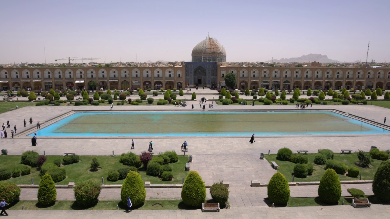 伊朗伊斯法罕的Isfahan Naqsh-e Jahan广场视频素材