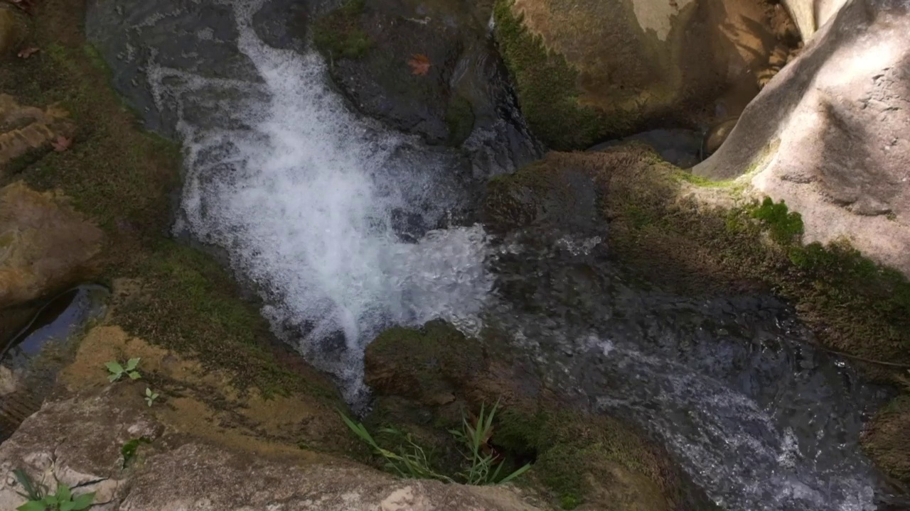 河水流过岩石视频素材