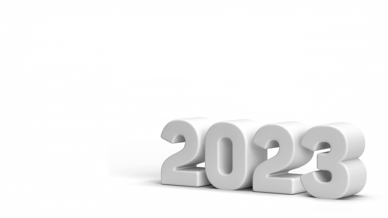 2022年改为2023年视频素材