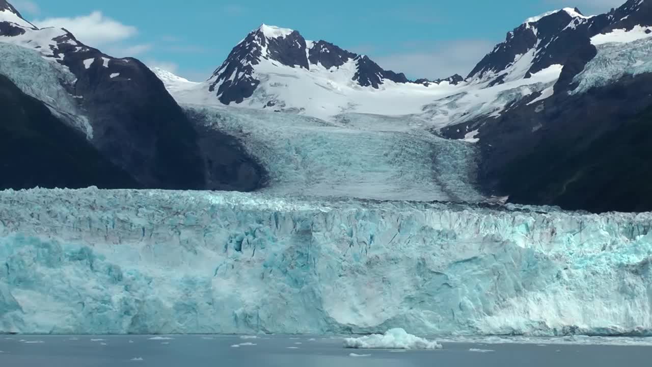 大型冰川和雪山视频素材