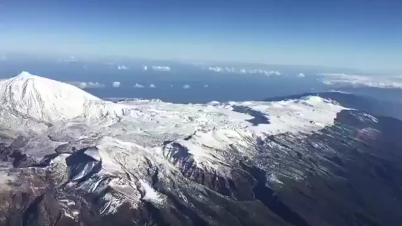 加那利群岛特内里费岛的雪泰德视频素材