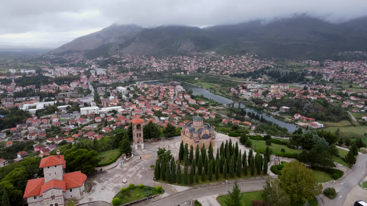 在Trebinje, Srpska Republika，波斯尼亚-黑塞哥维那视频下载