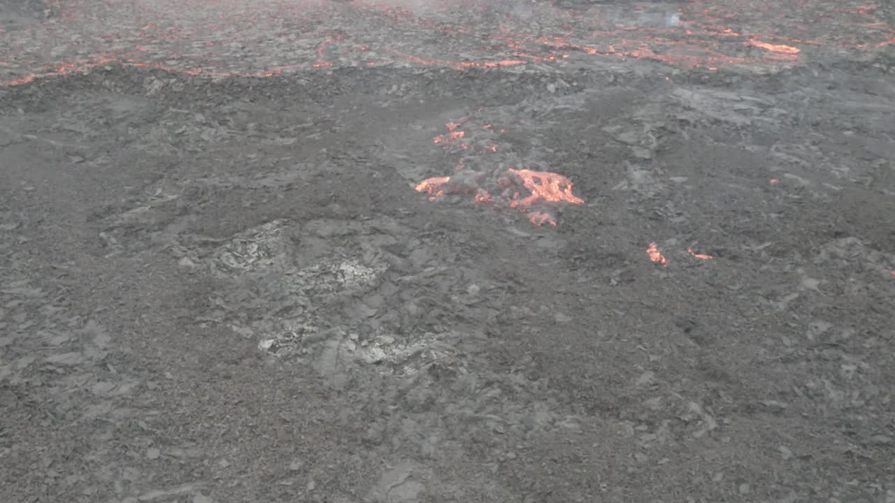 活跃的冰岛火山视频素材