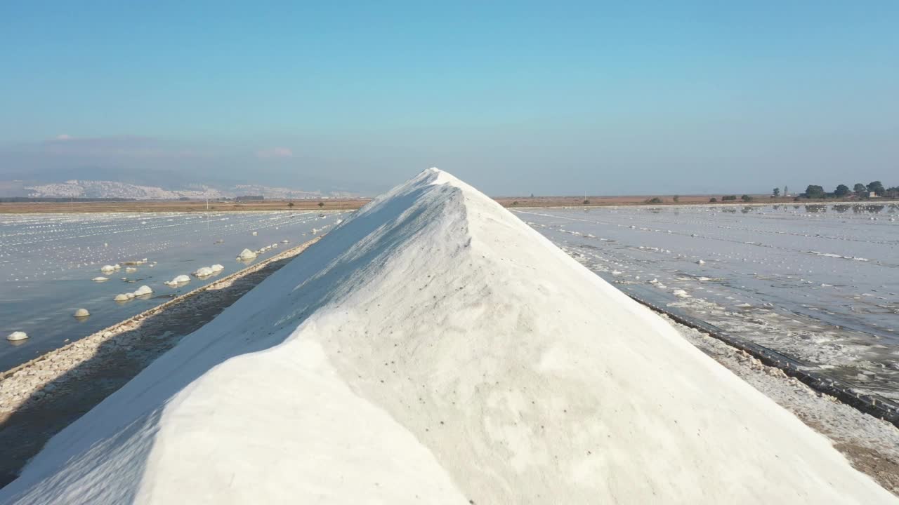 盐湖天然盐的生产视频下载