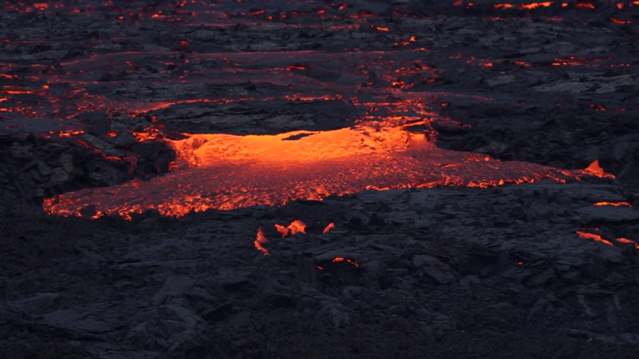 活跃的冰岛火山视频下载