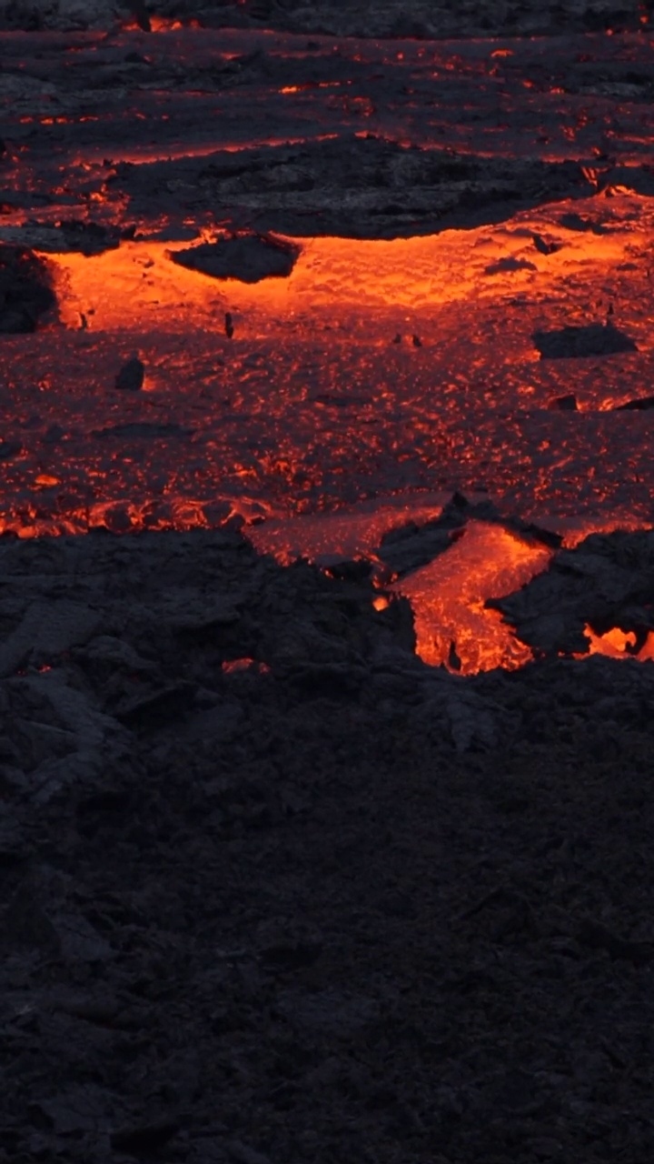 活跃的冰岛火山视频下载