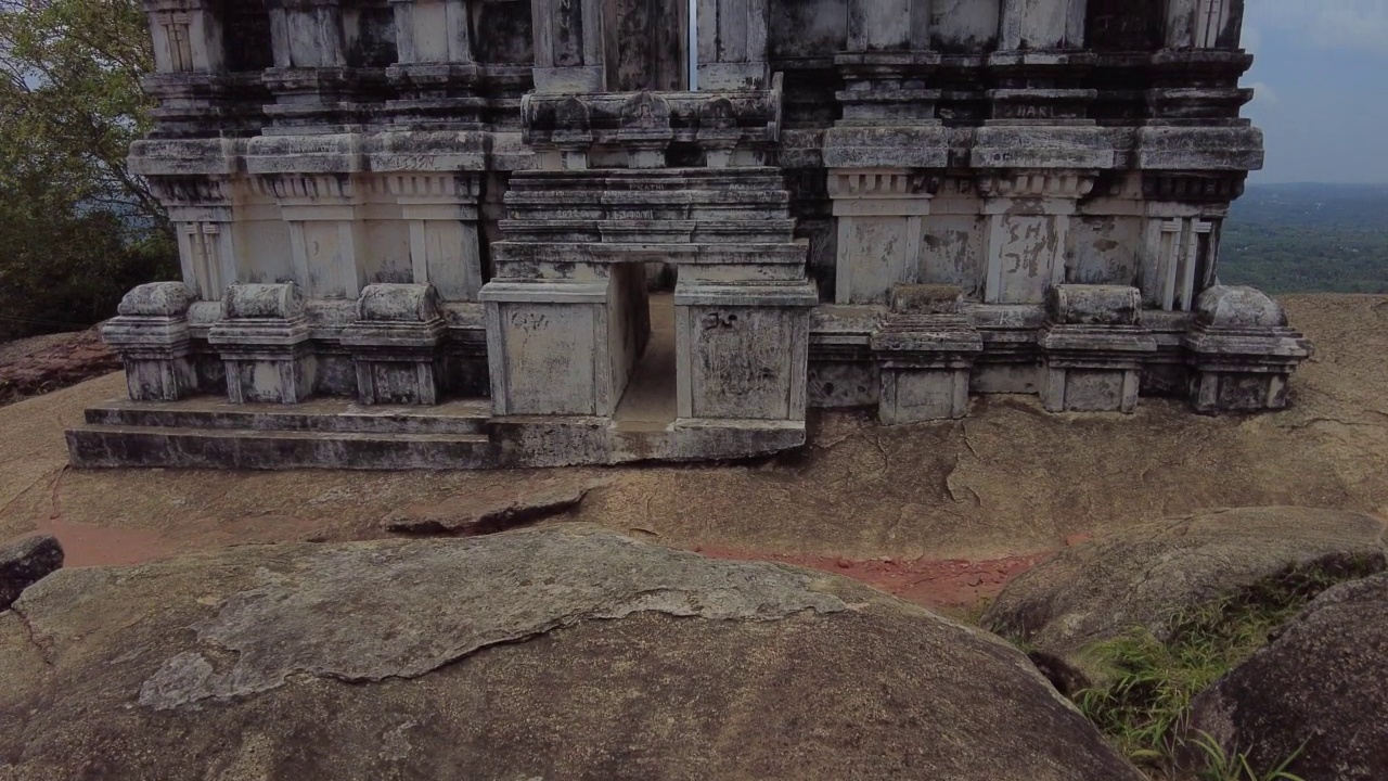 塔米尔纳德邦Kanyakumari地区的Chitharal Jain纪念碑和Bhagavati寺庙视频素材