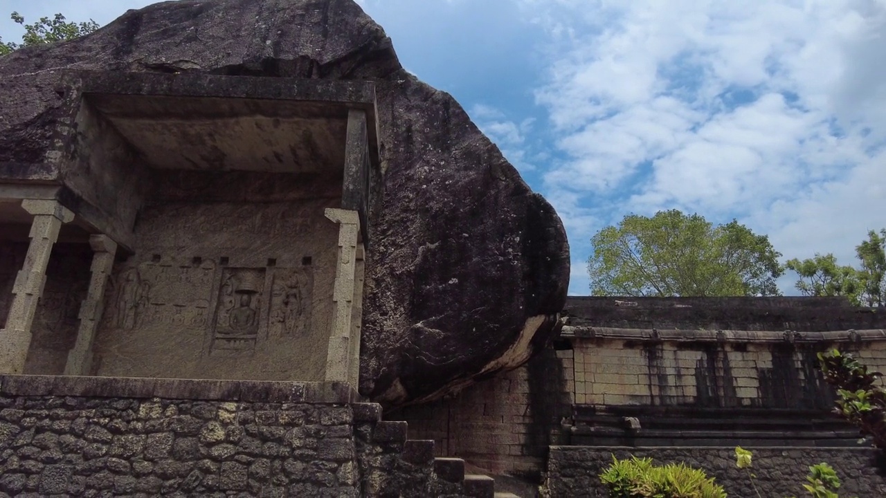 塔米尔纳德邦Kanyakumari地区的Chitharal Jain纪念碑和Bhagavati寺庙视频素材