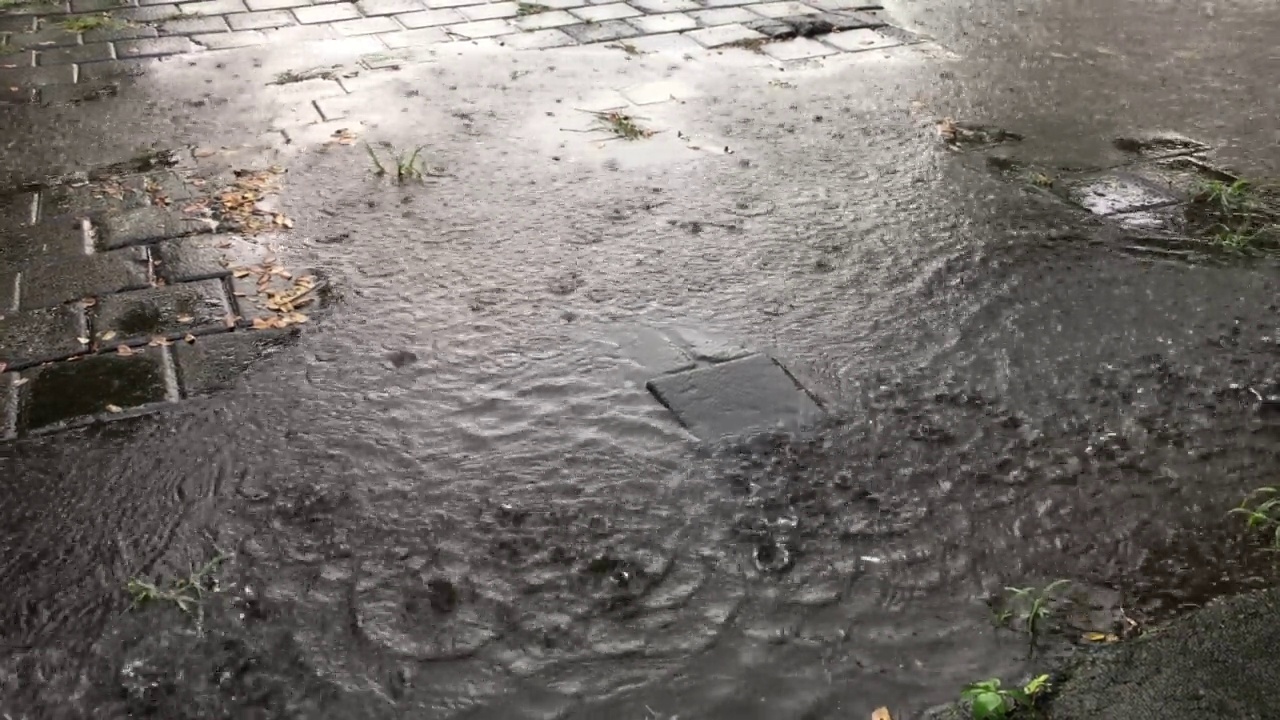 印尼巴厘岛的雨季视频素材