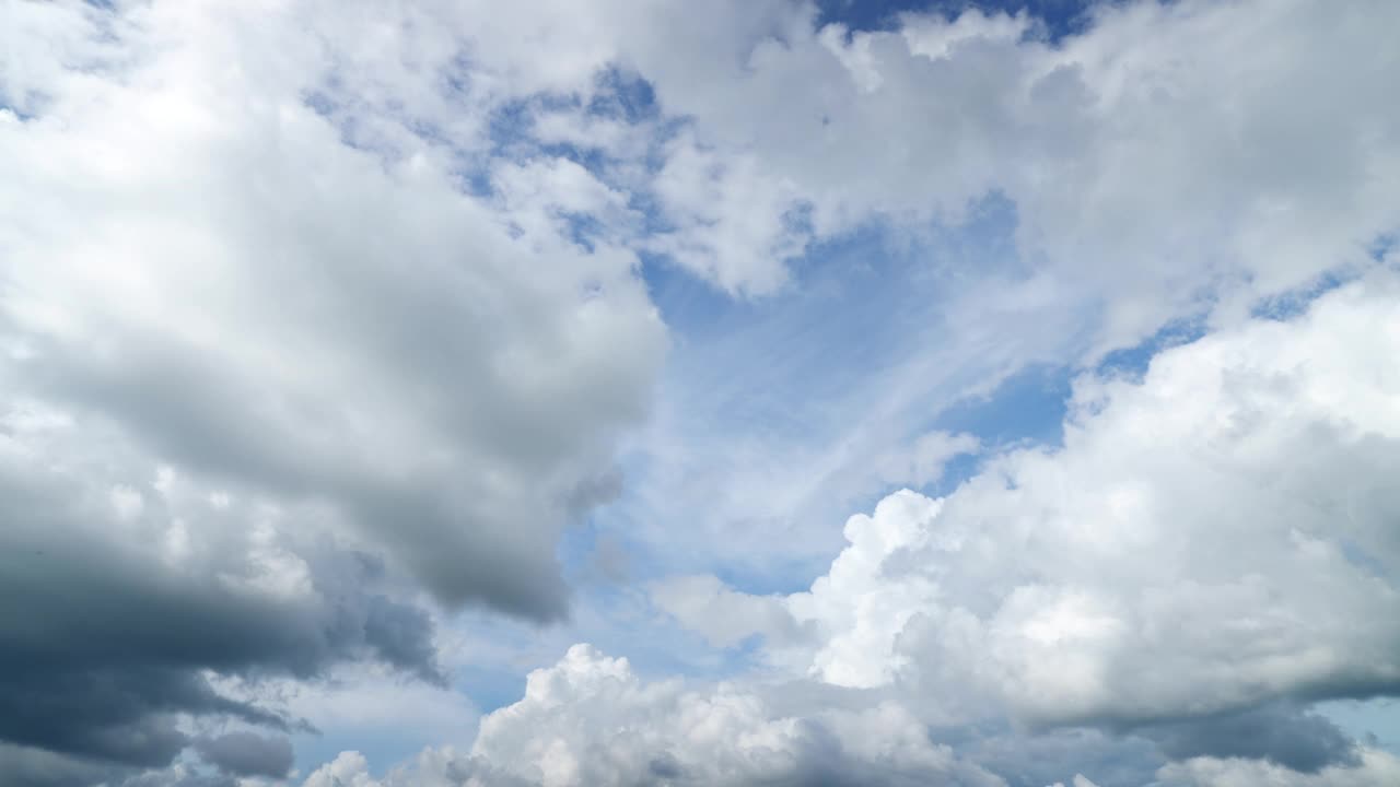 美丽的环球云景背景，时间流逝。视频素材