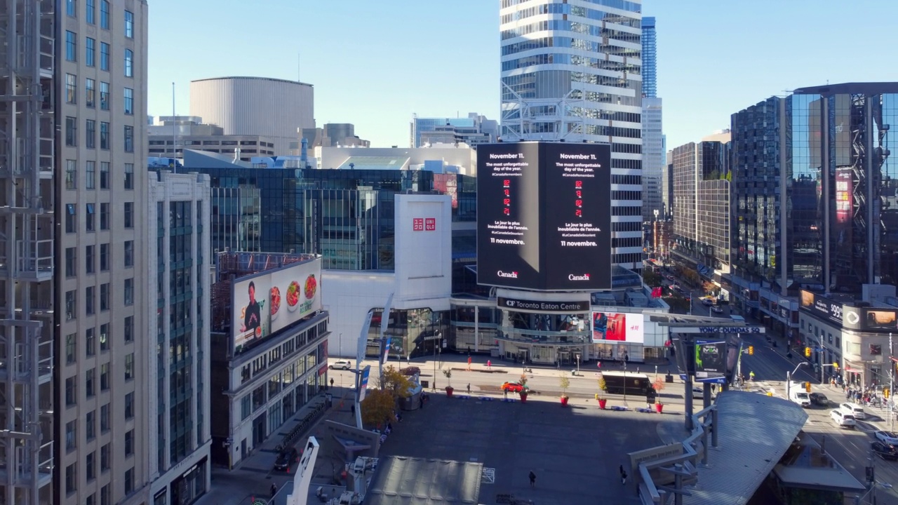 Yonge-Dundas广场视频素材