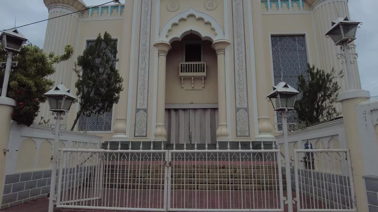 喀拉拉邦的Palayam Juma Masjid Trivandrum，宗教建筑视频素材