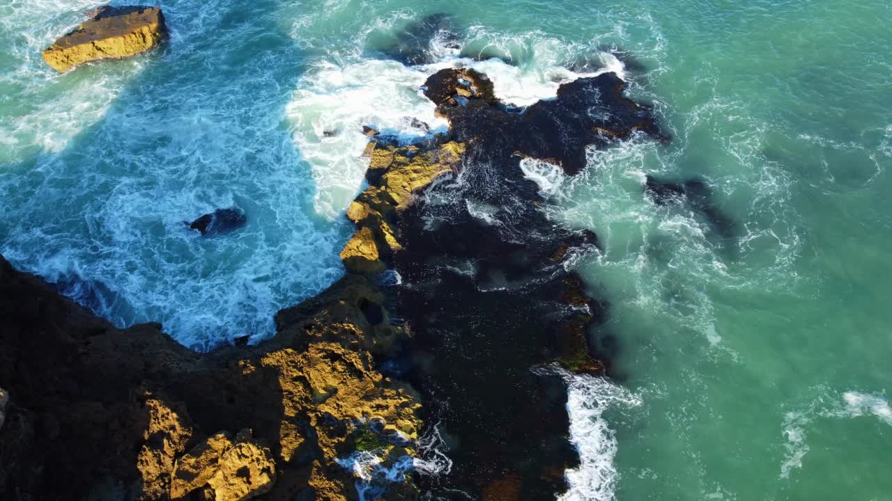 方尖碑，石灰岩海岸，南澳大利亚视频素材