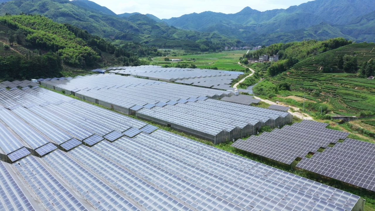 太阳能发电厂视频素材