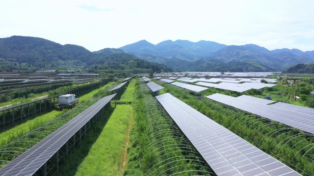 太阳能发电厂视频素材