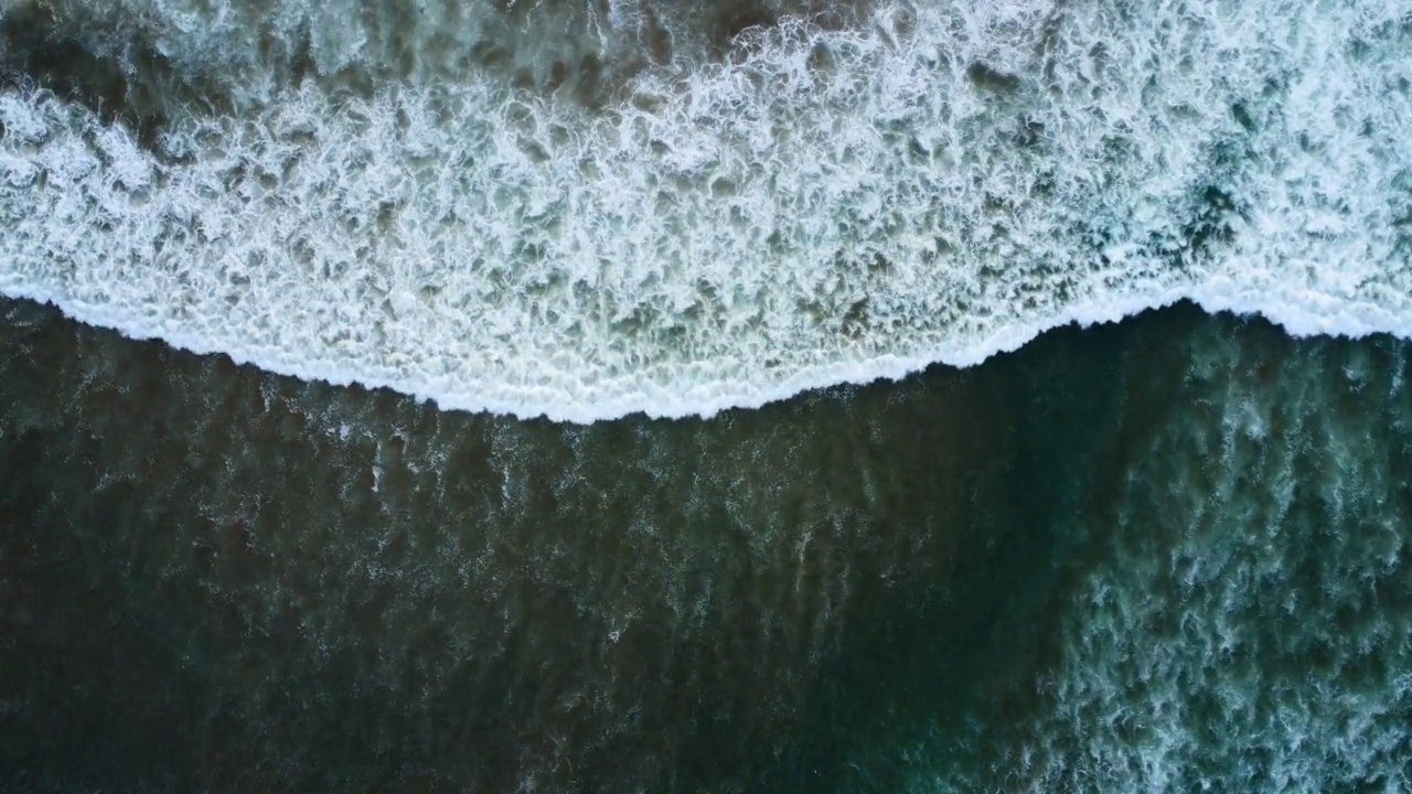 航拍的海浪视频素材