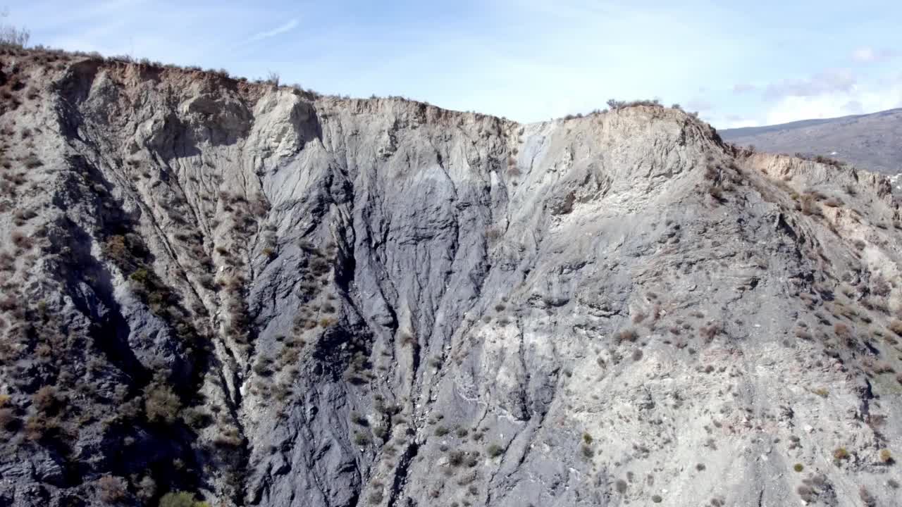 西班牙南部一个陡峭地区的航拍视频视频素材