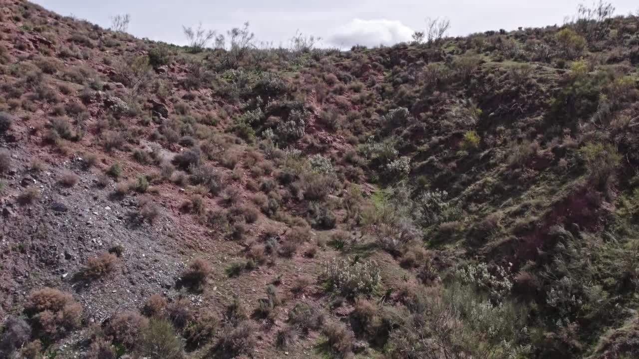 西班牙南部一个陡峭地区的航拍视频视频素材