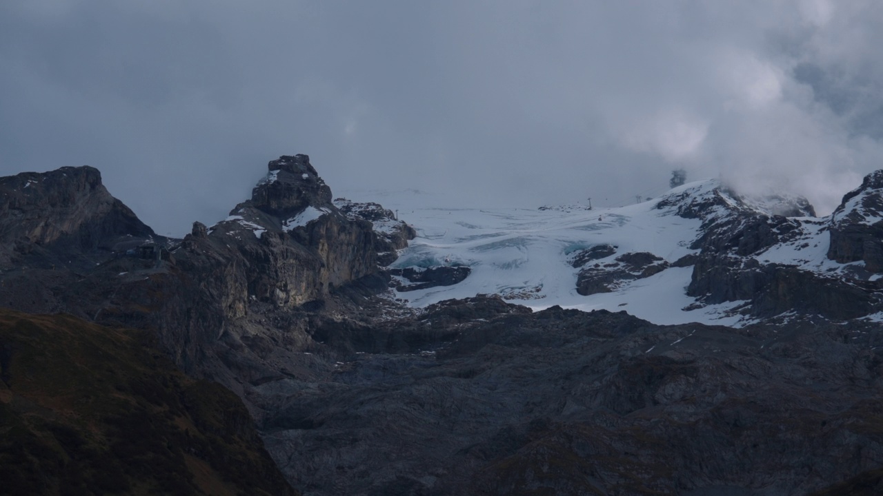 铁力士山峰视频素材