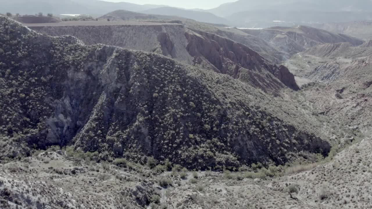 西班牙南部一个陡峭地区的航拍视频视频下载