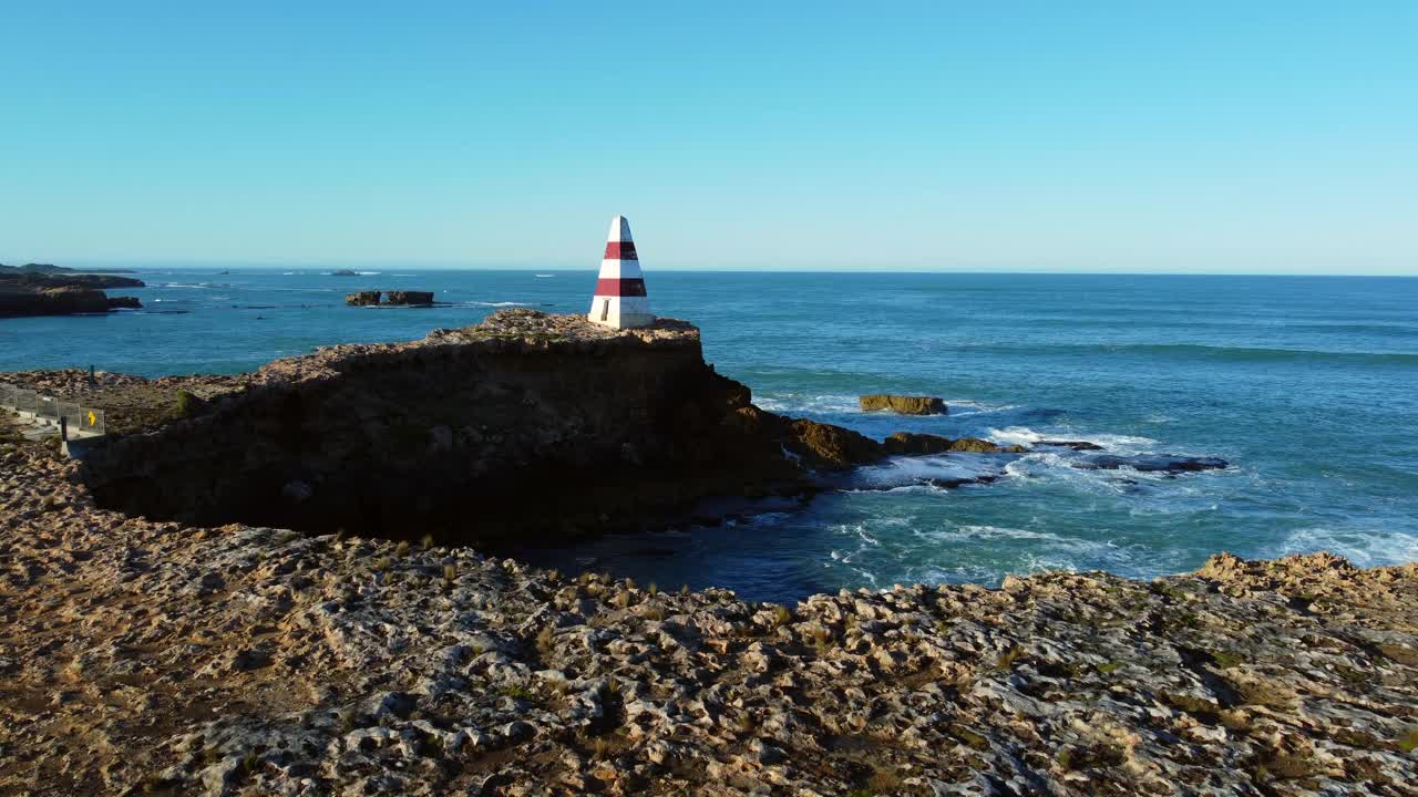 方尖碑，石灰岩海岸，南澳大利亚视频素材