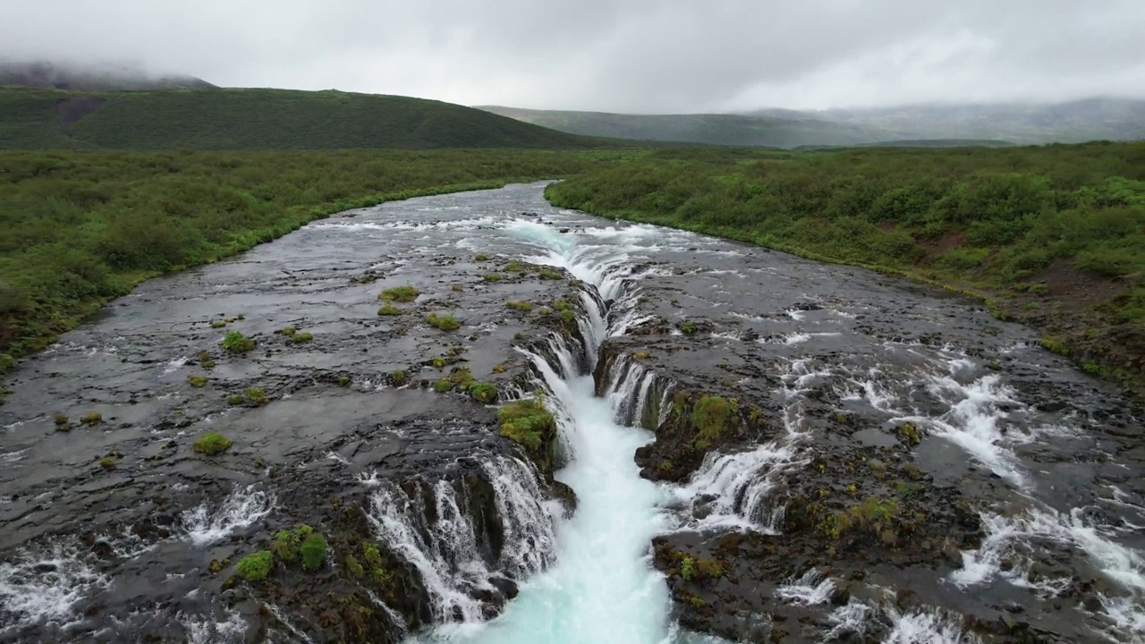 The Brúará is a river of Iceland视频素材