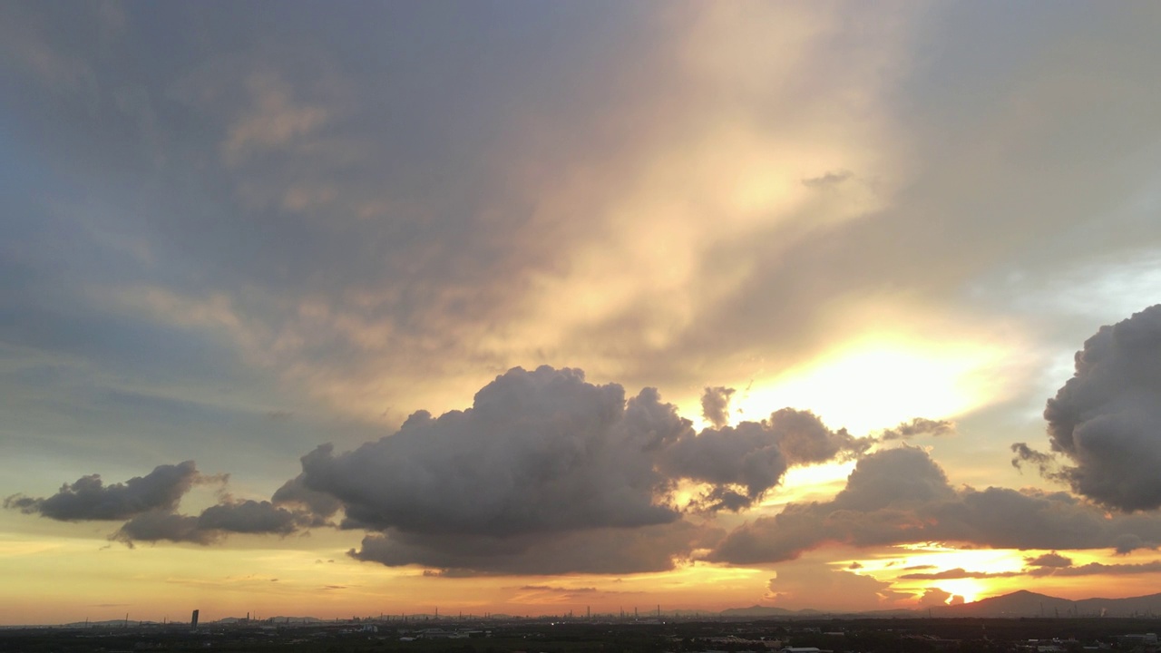 日落的天空视频素材