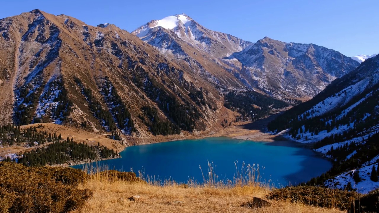 湖山秋风视频素材