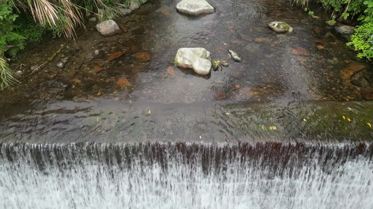 河流与大坝视频素材