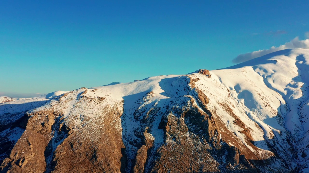 雪山顶峰视频素材