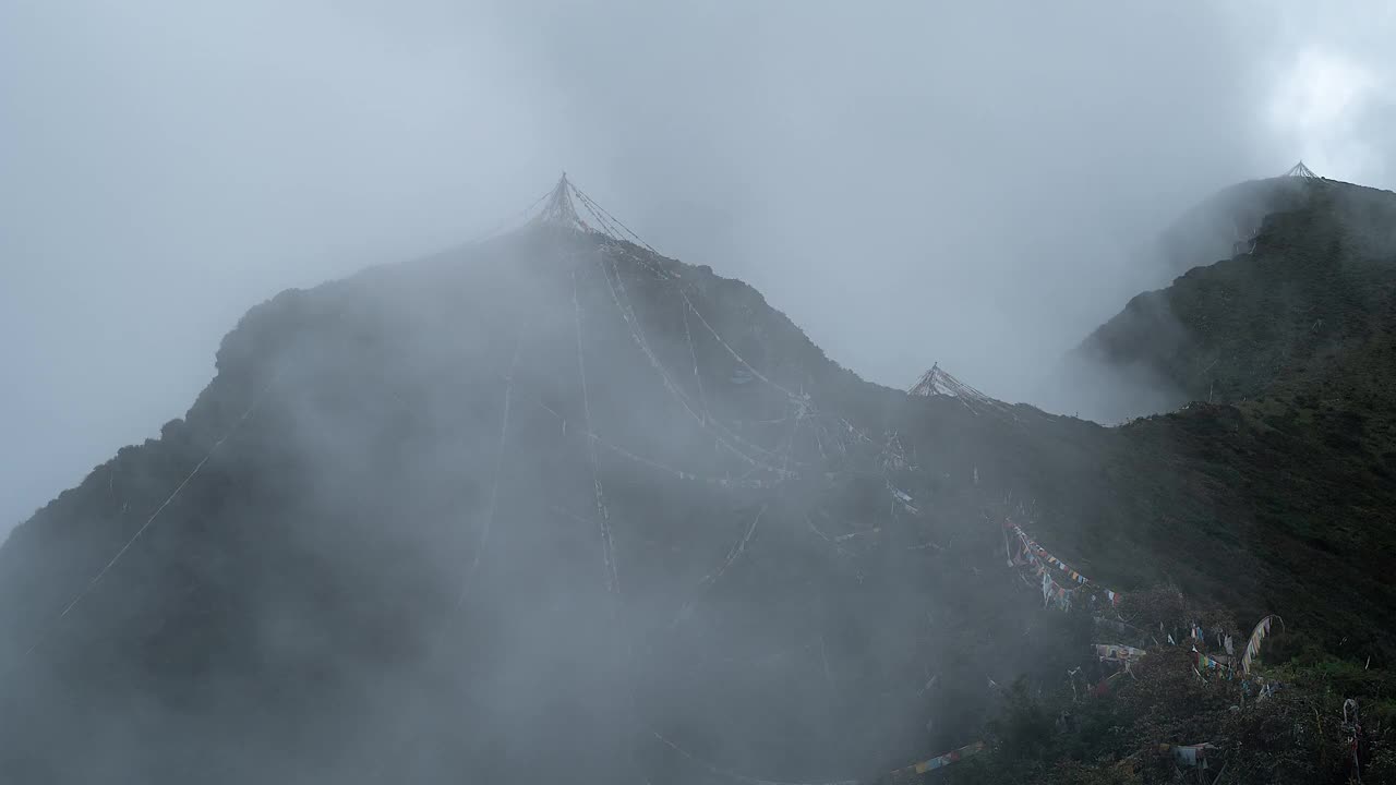 鸟瞰吉隆县，中国视频素材