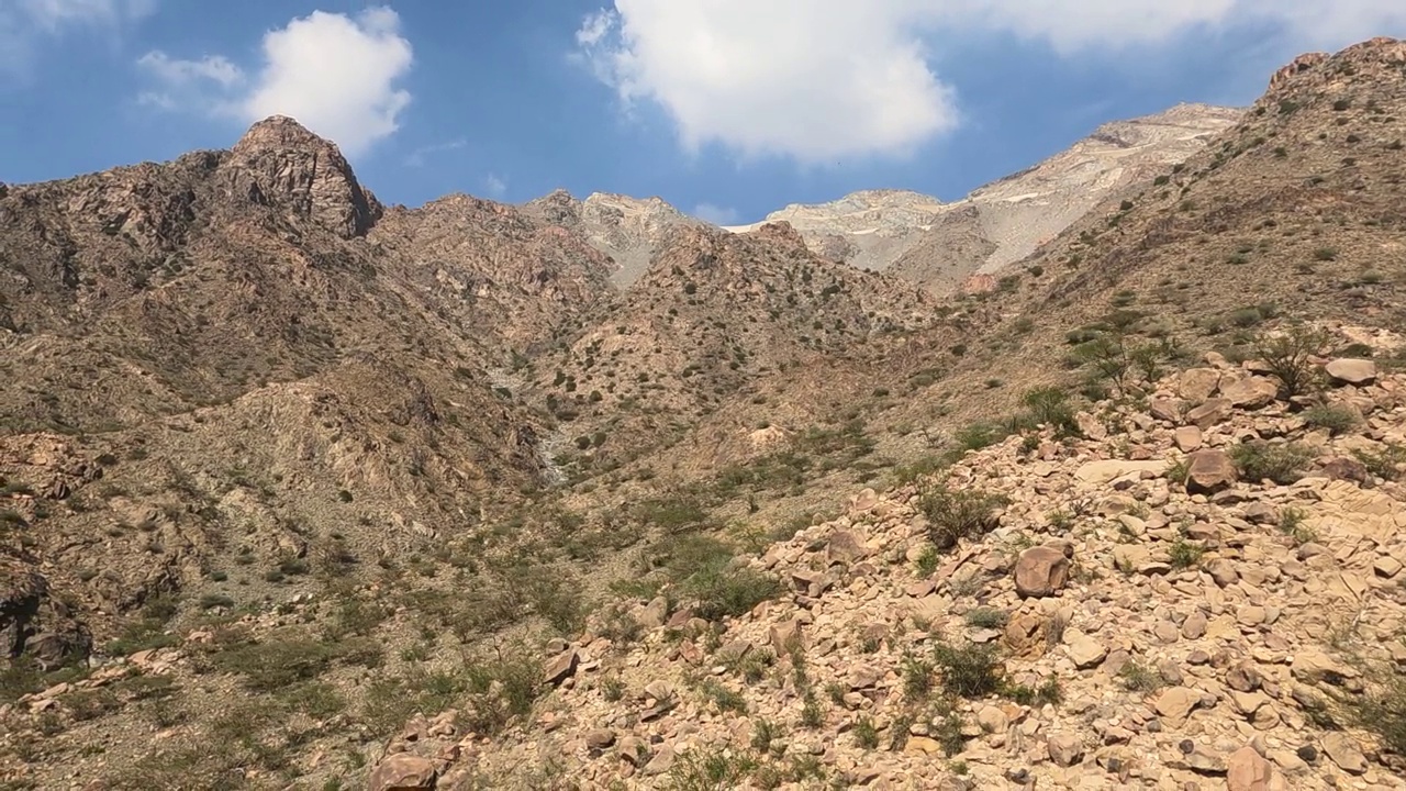 塔伊夫山景观，沙特阿拉伯麦加。视频素材