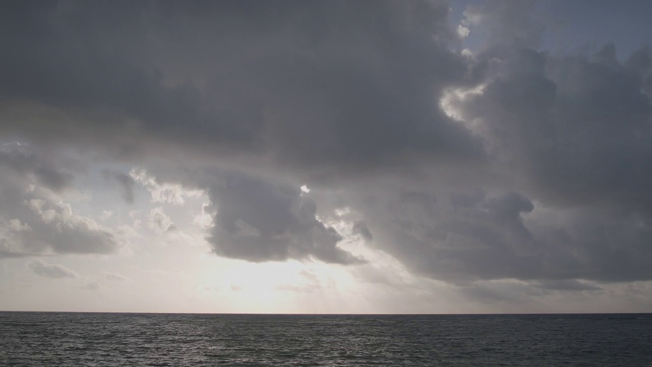 海滩上的日出和日落视频素材