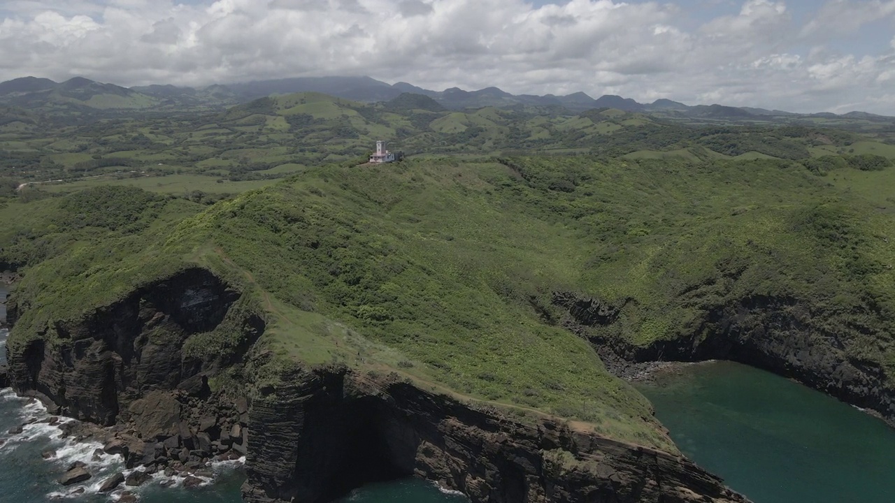 海岸鸟瞰图视频素材