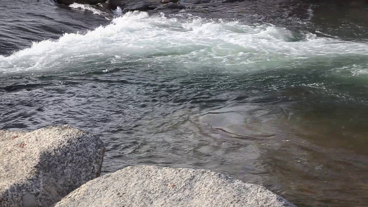 湍急的河水视频素材