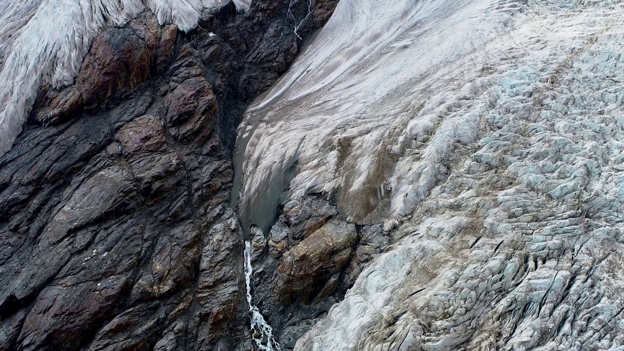 西藏自治区那曲地区的萨普雪山和冰川视频素材