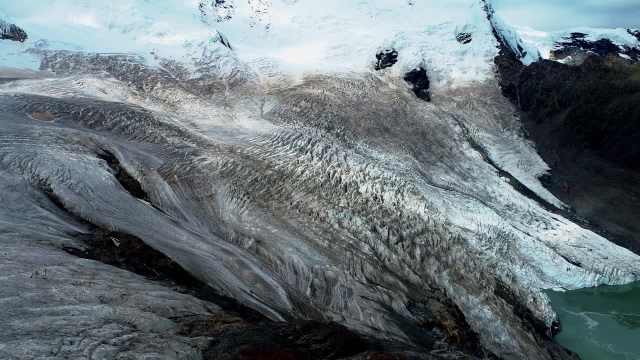 西藏自治区那曲地区的萨普雪山和冰川视频素材