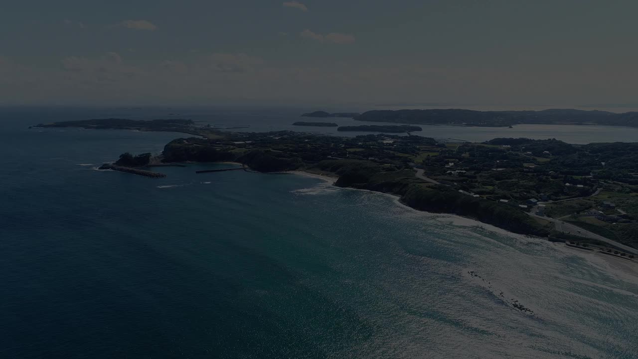 日本伊奇岛的海景视频素材