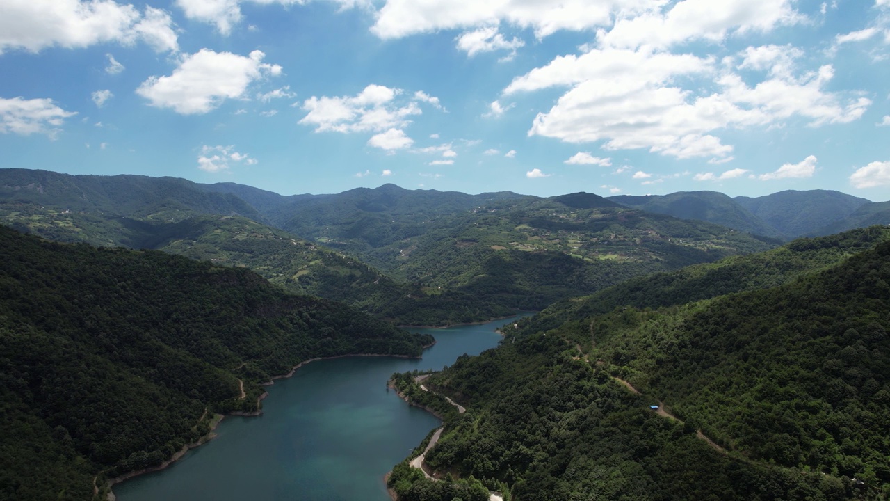 空中蓄水池视频素材