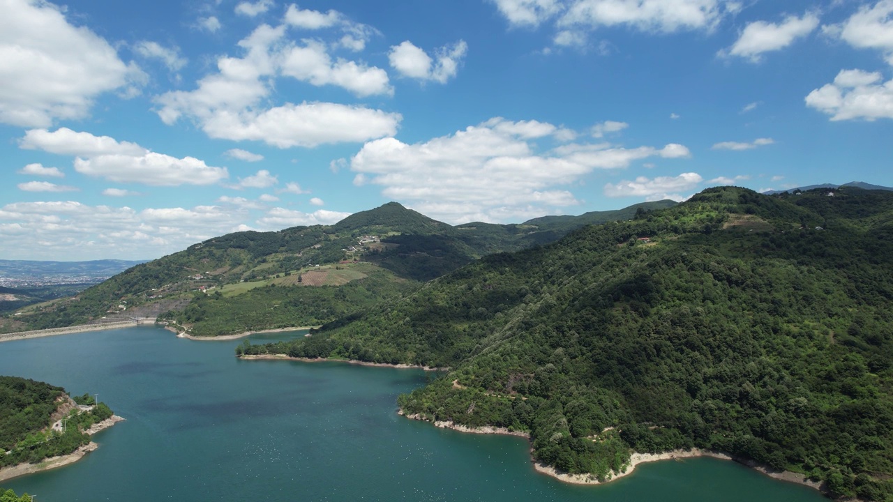 空中蓄水池视频素材