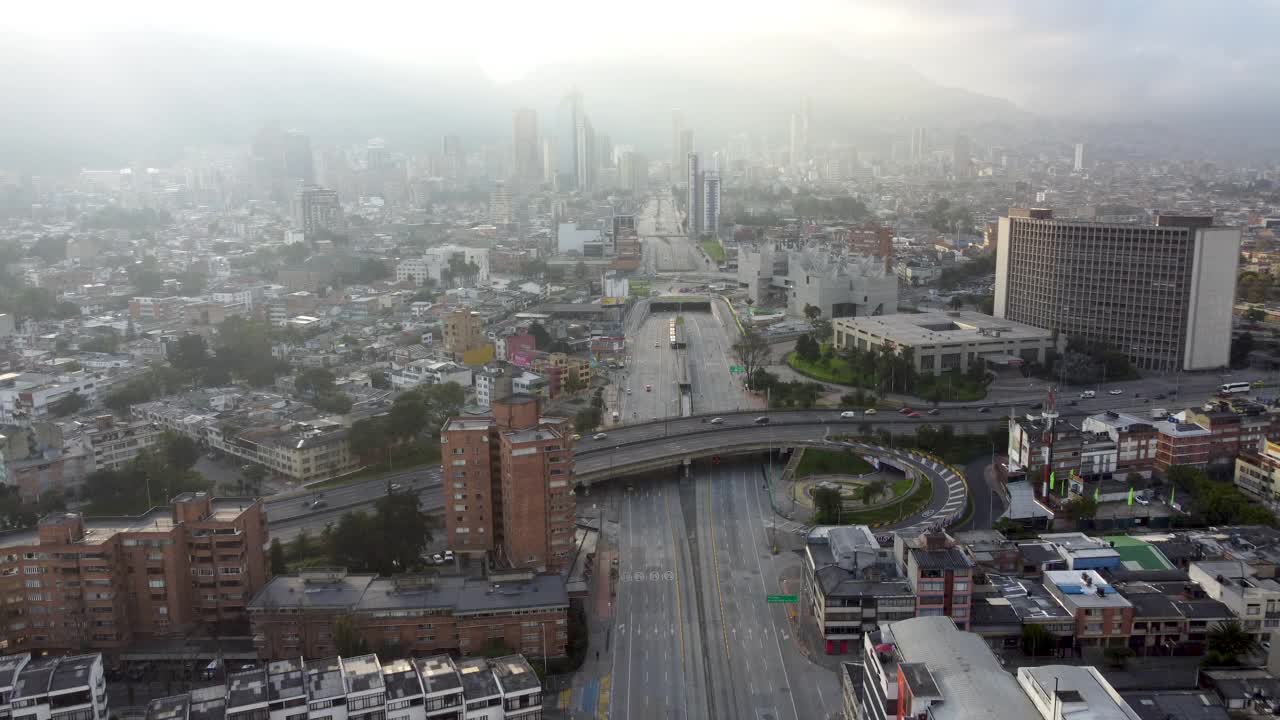 Bogotá, Colombia - A High Angle View Of The Capital City视频素材