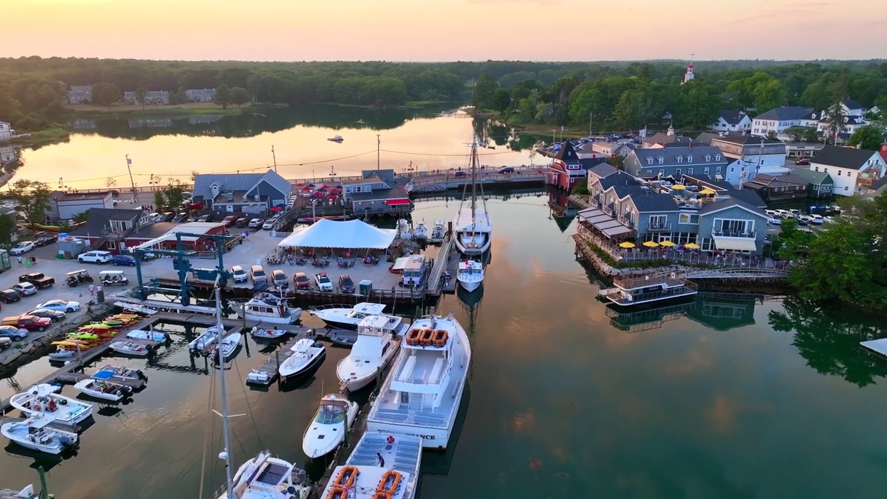 Kennebunkport，缅因州船只视频下载